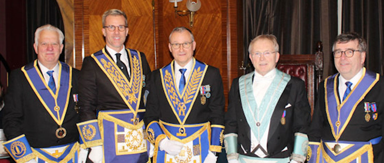 Pictured from left to right, are: Paul Shirley, Paul Storrar, Ian Sanderson, Roy Williams, Paul McLachlan.