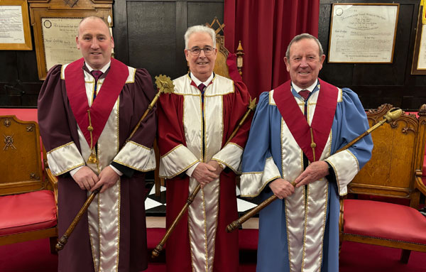 Pictured from left to right, are: Andy McClements, Malcolm Brown and Torquil MacLeod.