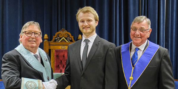 Pictured from left to right, are: Glynn Jones, William Eatock and Raymond Unsworth.