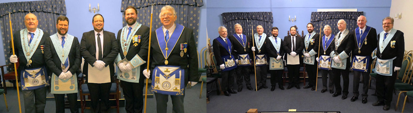 Pictured left from left to right, are: Peter Casey, Stephen Gardner, Ben Gardner, Michael Daly and Alan Riley. Pictured right: The team