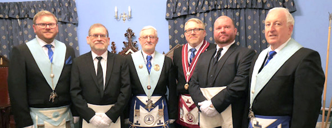 Pictured from left to right, are: Matthew Parkinson, Chris Lyon, Tommy Lunt, Alan Ledger, Kristopher Hyland and David Ireland.