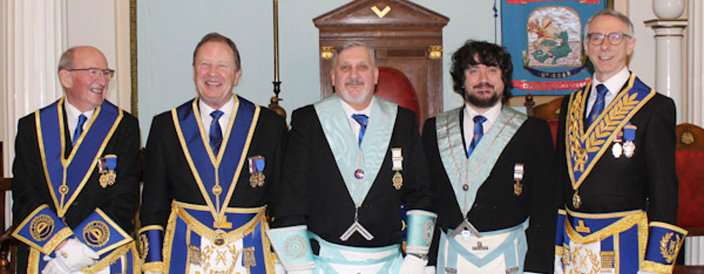 Pictured from left to right, are: John Gibbon, Paul Broadley, Paul Holden, Jonathan Holden and Graham Williams.
