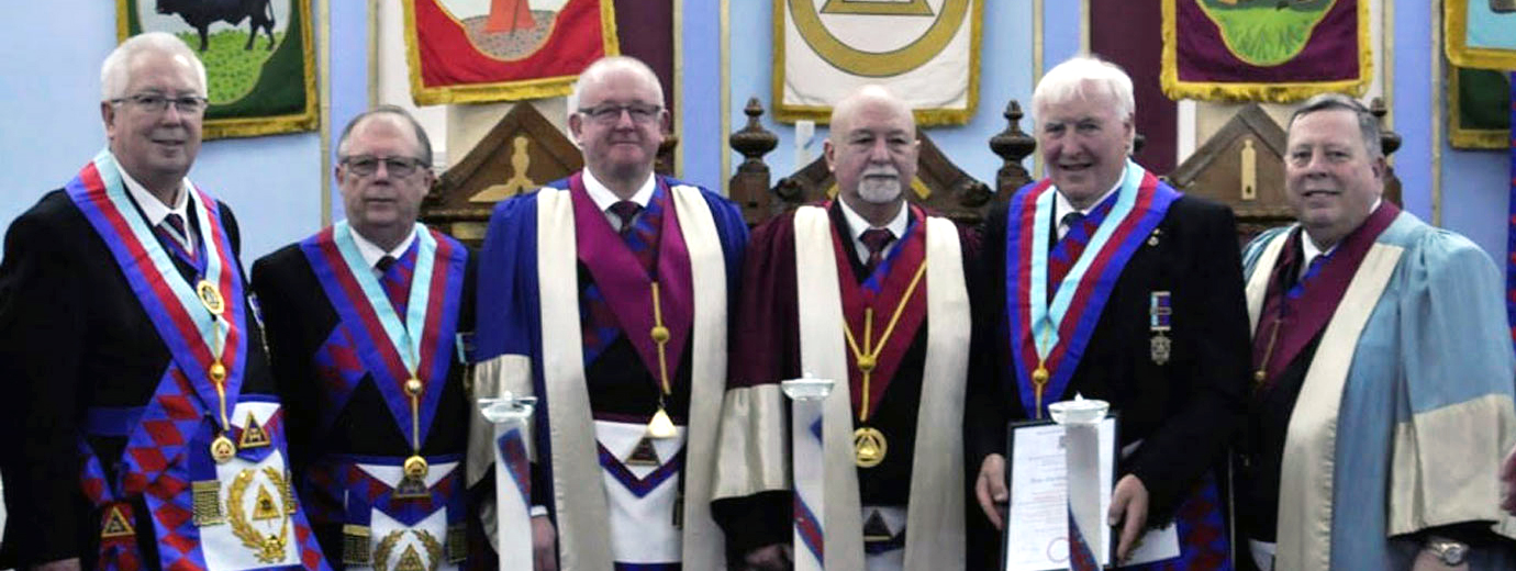 Pictured from left to right, are: John Murphy, Colin Rowling David Marlor, Paul Newton, John Hutton and Colin Latimer.