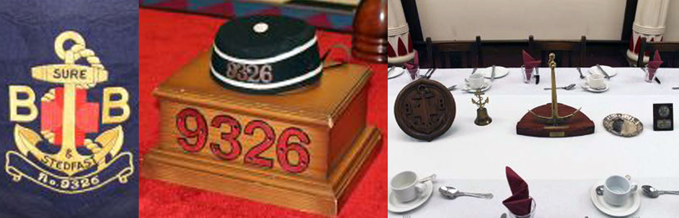 Pictured left: Secretary’s cover from the Boys Brigade lodge, Sure and Stedfast Lodge No 9326. Pictured centre: The chapter podium and cap. Pictured right: Chapter BB historic table ornaments. Pictured left: Secretary’s cover from the Boys Brigade lodge, Sure and Stedfast Lodge No 9326. Pictured centre: The chapter podium and cap. Pictured right: Chapter BB historic table ornaments.