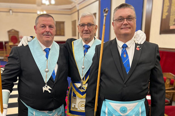 Senior warden and his deacons. Senior warden and his deacons.
