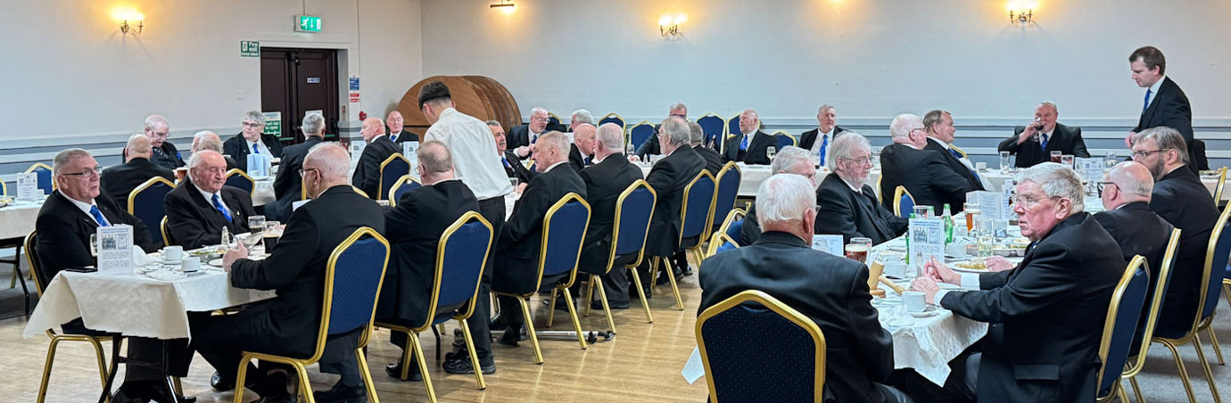 A full festive board. A full festive board.