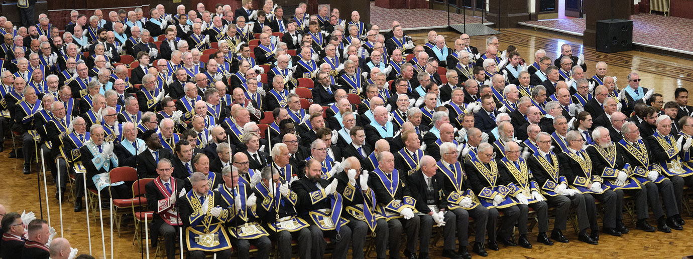 Some of the brethren in attendance. Some of the brethren in attendance.
