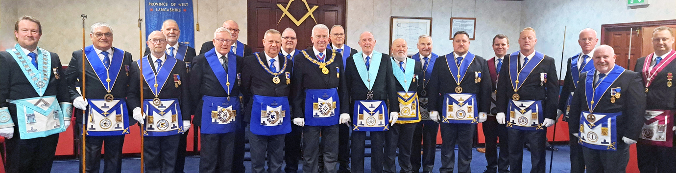 Tyldesley Lodge master and past masters with Mark Matthews and acting officers. Tyldesley Lodge master and past masters with Mark Matthews and acting officers.