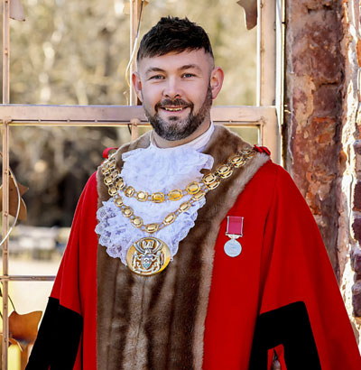 Paul Wharton-Hardman installed as Mayor of South Ribble. Paul Wharton-Hardman installed as Mayor of South Ribble.