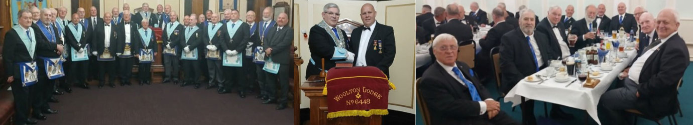 Pictured left, are: lodge members and visitors. Pictured centre, are: Robert Sawers (left) and James Morrison. Pictured right, are: brethren at the festive board