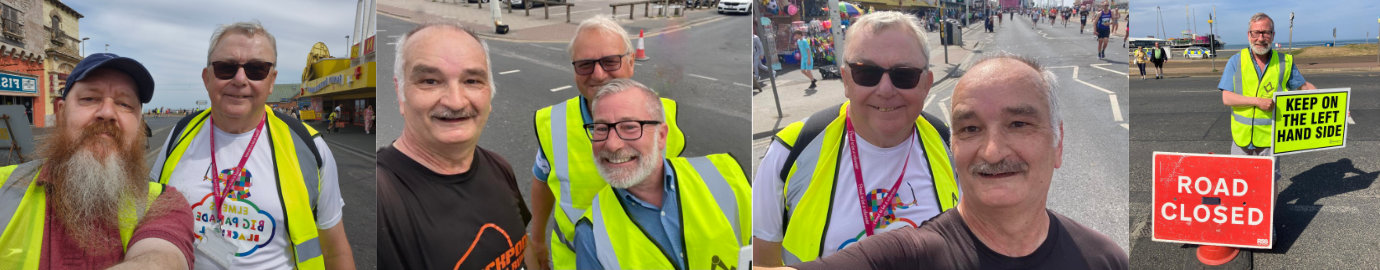 Pictured from left in the first picture, are: Peter Dunn (left) and Jim Gregson. Second picture, from left to right, are: Shaun Haynes, Russell Forsyth and Bob Marsden. Third picture, are: Jim Gregson (left) and Shaun Haynes. Fourth picture: Bob Marsden directing the runners. Pictured from left in the first picture, are: Peter Dunn (left) and Jim Gregson. Second picture, from left to right, are: Shaun Haynes, Russell Forsyth and Bob Marsden. Third picture, are: Jim Gregson (left) and Shaun Haynes. Fourth picture: Bob Marsden directing the runners.