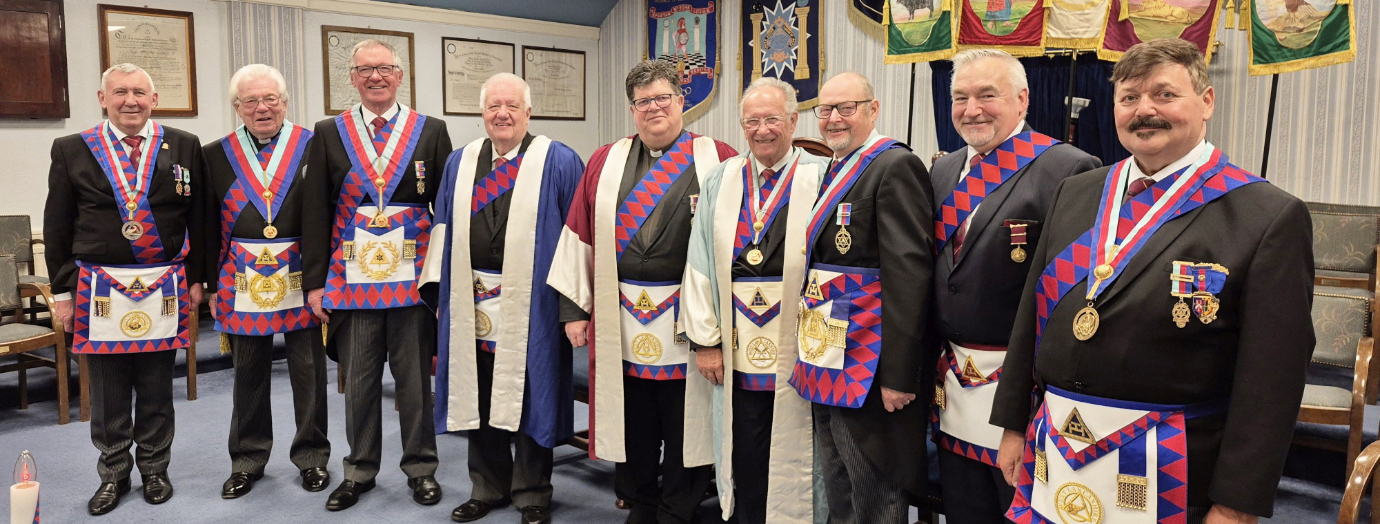 Pictured from left to right, are: Roger O’Loughlin, Reverend Godfrey Hirst, John Robbie Porter, Ramon Ashton, Reverend John Hall, Tony Ashton, John Cross, Martin Clements and Alan Barnes. Pictured from left to right, are: Roger O’Loughlin, Reverend Godfrey Hirst, John Robbie Porter, Ramon Ashton, Reverend John Hall, Tony Ashton, John Cross, Martin Clements and Alan Barnes.