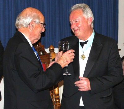 George Coulter (left) with Steve Carr (WM). George Coulter (left) with Steve Carr (WM).