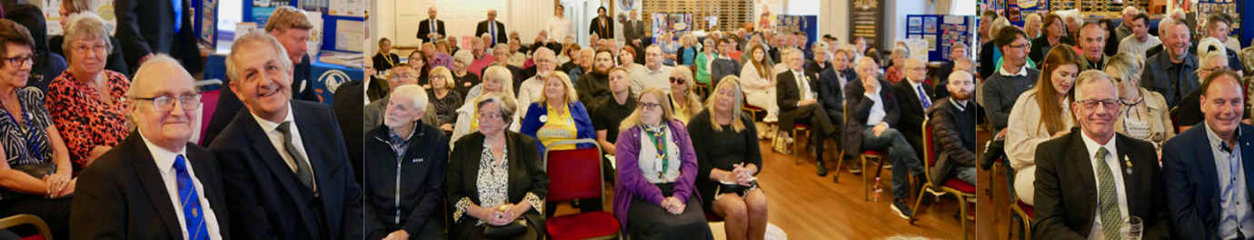 Freemasons and invited guests listen to the charity presentations. Freemasons and invited guests listen to the charity presentations.