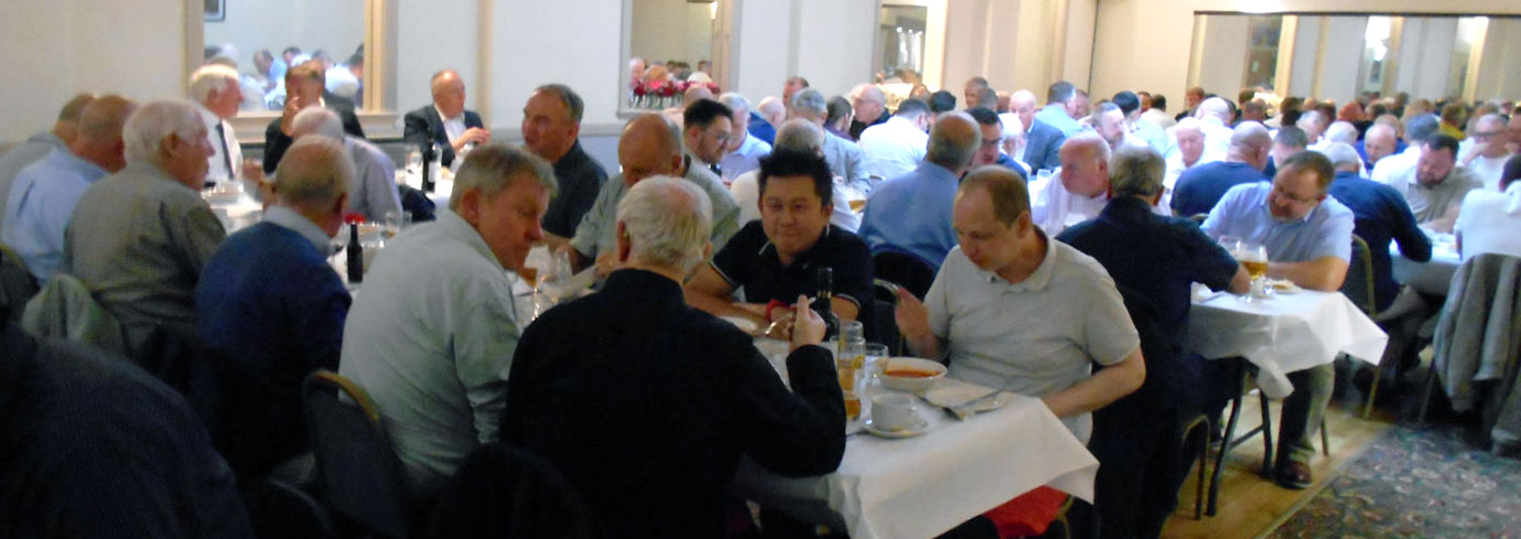 Diners at Garston Masonic Hall Diners at Garston Masonic Hall