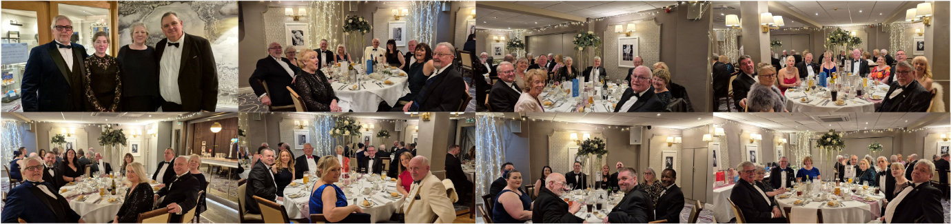 Guests enjoying the evening’s food and festivities. Guests enjoying the evening’s food and festivities.