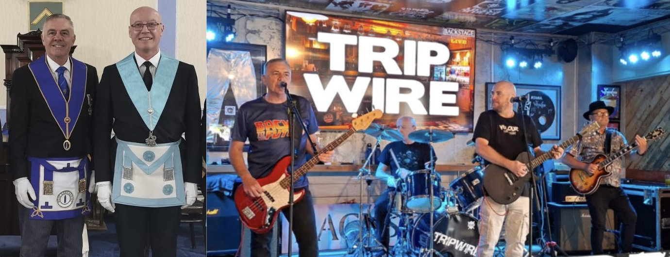 Pictured left: Steve Jelly (left) and Bob Coughtrey. Pictured right, from left to right, are: Steve Jelly, Bob Coughtrey, Will Black and Steve Lavin. Pictured left: Steve Jelly (left) and Bob Coughtrey. Pictured right, from left to right, are: Steve Jelly, Bob Coughtrey, Will Black and Steve Lavin.