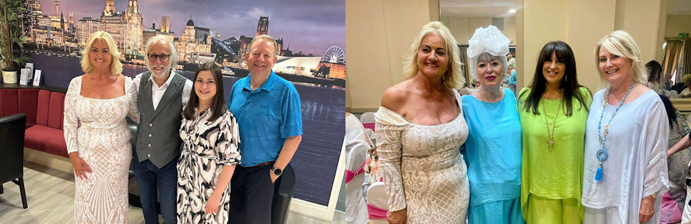 Pictured left from left to right, are: Paula Johnson, Mal Yates, Meg Owen and Carl Krueger. Pictured right: Models taking part in the fashion show. Pictured left from left to right, are: Paula Johnson, Mal Yates, Meg Owen and Carl Krueger. Pictured right: Models taking part in the fashion show.