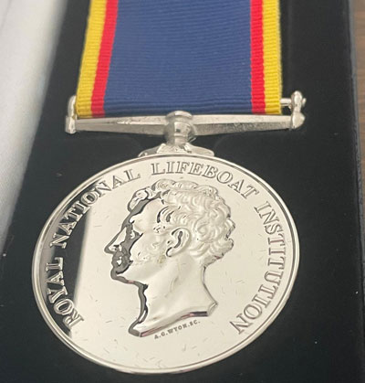 Malcolm's medal.